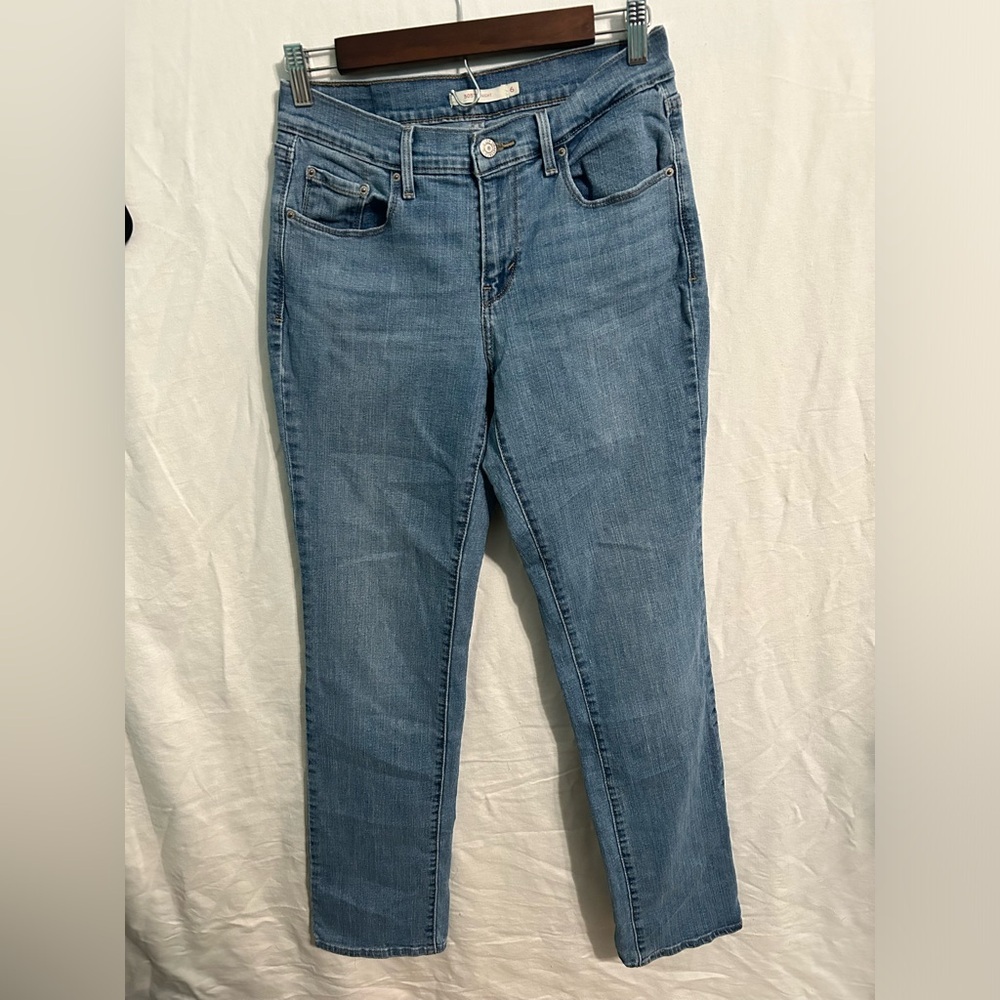 Levi's 505 Light Blue Straight Leg Women's Jeans Size‎ 6